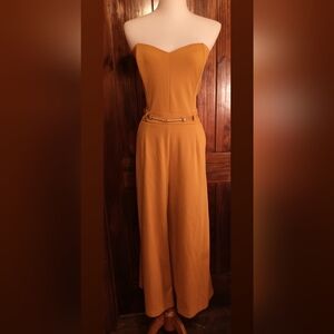 HAVE Sleeveless Belted Pants Jumper